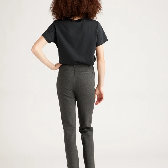 Quince Ultra-Stretch Ponte Straight Leg Pant - Picture 4 of 12